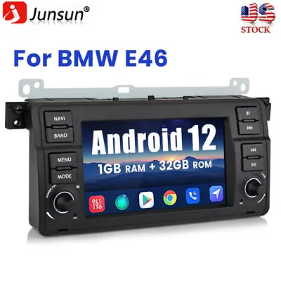For BMW 3-Series E46 1998-2006 7 Android12 Car Stereo Radio GPS Navi 1+32GB WIFI • $149.99