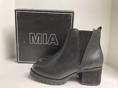 MIA Black Boots Called JODY Women's Shoes Size 8.5 - NEW • $28.99