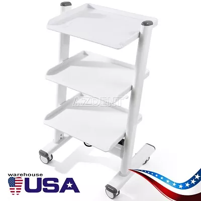 ABS Dental Medical Tool Cart Dental Trolley Mobile Instrument Cart • $140.79