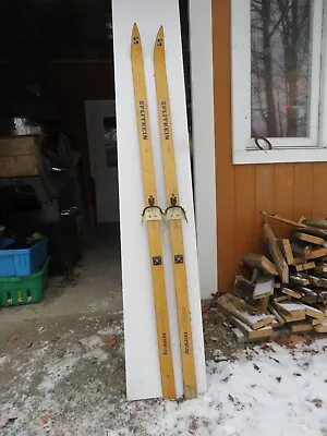 Vintage  Wooden   Ski Size   69`` Long  Chalet Decor  Nice   (7658 • $69.99