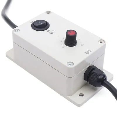 AC 110-220V Variable Speed Controller With Switch For Electric Motor Device • $28.50