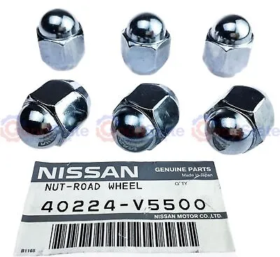 GENUINE Nissan Skyline R31 R32 R33 Maxima J30 Wheel Nut Chrome 6 Pcs • $38.89