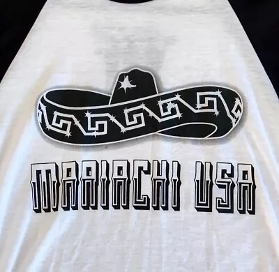 MARIACHI USA T Shirt Latin Music Festival T Shirt Mens Small Concert T Shirt • $9.49