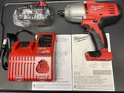 Milwaukee High Torque Impact Wrench 1/2   Battery Charger  2663-20 M18 • $199.99