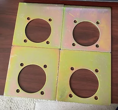 4 BACKING PLATE MOUNTING PLATES F D RING PLATE TIE DOWN RECESSED D RINGS NEW !! • $15