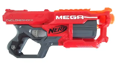 Nerf Gun Mega Cyclone Shock Elite -Tested Working Red VGC • $23.50