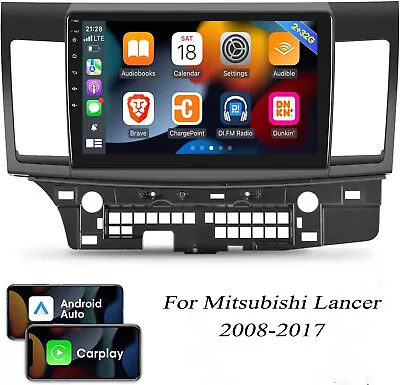 For Mitsubishi Lancer 2008-2017 Android 12 Car Stereo Radio GPS Apple Carplay • $106.89