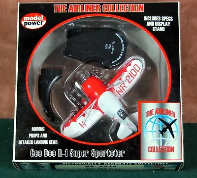 5824 Model Power Granville Bros. Gee Bee R-1  Super Sportster  Racing Aircraft • $18