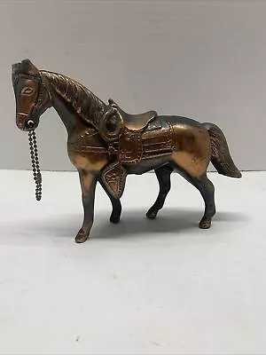 $20.47 • Buy Vintage Pot Metal Horse Figurine Brass Color Carnival Prize USA