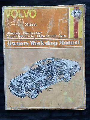 1974-1977 Volvo 240 Series Haynes Repair Manul Vintage • $9.50