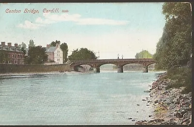 Canton Bridge Cardiff Glamorgan - Used Postcard • £1.99