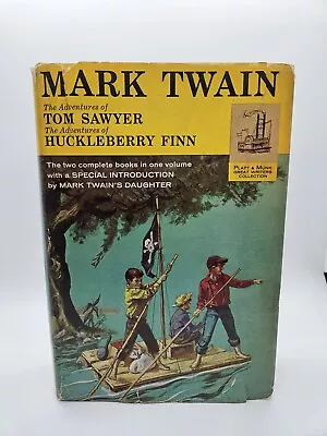 Mark Twain Tom Sawyer And Huckleberry Finn 1960 Platt&Munk Great Writers Collect • $0.99