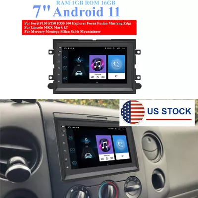 7  Android 11 Stereo Radio GPS Player For Ford F150 Focus Mustang Escape 2004-12 • $115.22