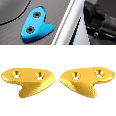 Rearview Mirror Block Off Base Plates Mount For Yamaha R1 YZF YZF-R1 2015-2019 • $29.13