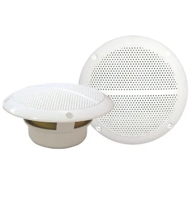 Marine 80W 5./14  Stereo Radio Cd Speaker White • £64.95