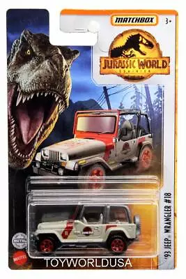 2022 Matchbox Jurassic World Dominion '93 Jeep Wrangler #18 • $2.99