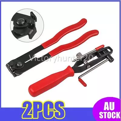 2X Auto CV Joint Boot Clamps Pliers Automobile Car Banding Clamp Tool Kit Set OZ • $22.45