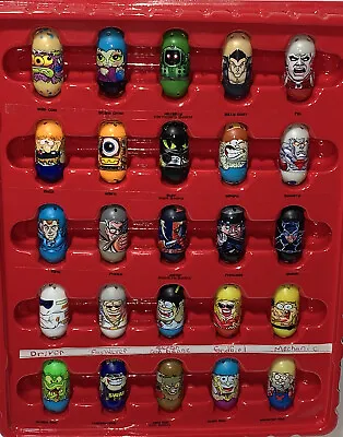Lot Of 97 Mighty Beanz & 2 Cases: Includes Star Wars Marvel & Others • $65