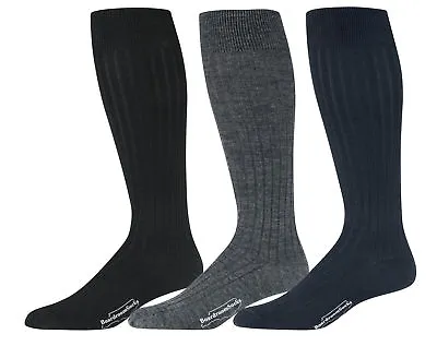 Men's Over The Calf Dress Socks Merino Wool Knee High Calf Socks  • $17.95