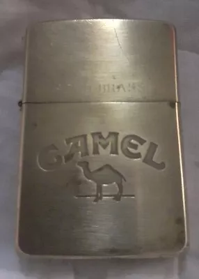 Genuine Zippo Lighter Camel Solid BRASS • £35