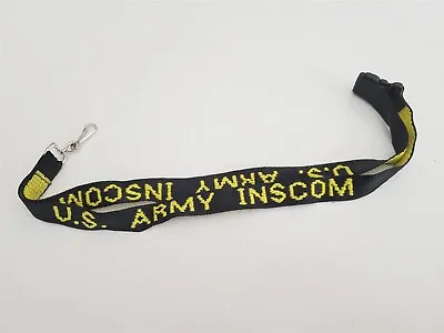 US Army Inscom Black Lanyard Military • $6.39