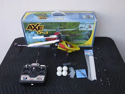 Heli-Max Axe CPV3 RC Electric Powered Aerobatic Mini Helicopter • $109.99