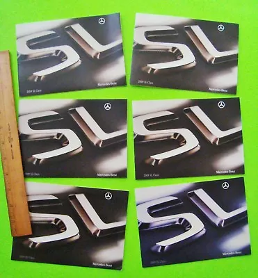 Lot/6 - 2009 Mercedes Benz SL ROADSTER CATALOGS Brochures SL600 V-12 / SL63 AMG • $3.59