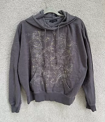 Space Jacket Hoodie Medium L.A. Hearts Constellations Map Gray Sweatshirt • $15.99