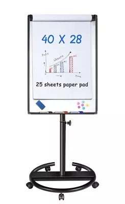 New! Maxtek Mobile Dry Erase Board – 40x28 Inches Magnetic Portable • $49.99