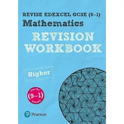 Pearson REVISE Edexcel GCSE (9-1) Maths Higher Revision Workbook: For Home... • £5.79