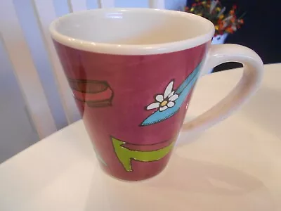 Shoe Fetish Mug By Ursula Dodge/signature 4 1/2  High Excellent Condition • $6.99