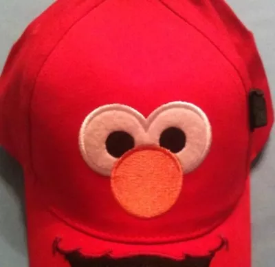 $9.99 • Buy Elmo Baseball Cap Kids Hat Sesame Street Block UVA UPF Red