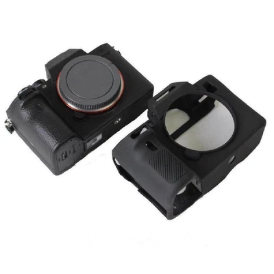 $19.99 • Buy Black Soft Silicone Rubber Camera Case Skin For SONY A7RIII A7 Mark 3 A7R3 A7III