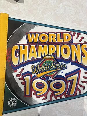 Florida Marlins 1997 World Series Champions Felt Flag • $25