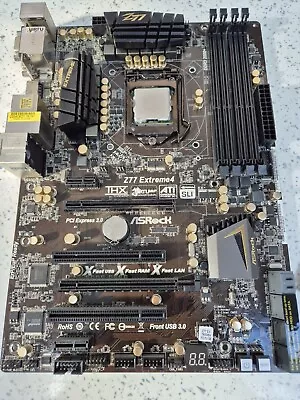 ASRock Z77 Extreme 4 + Intel Core I7 2600K Motherboard & CPU Bundle W/ IO Shield • £59