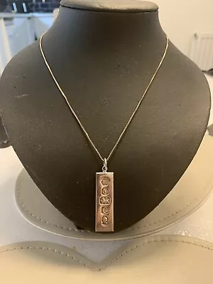 £30 • Buy Sterling Silver Ingot Necklace