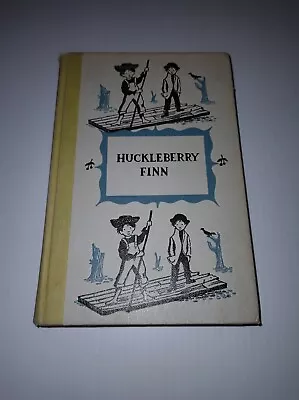 Vintage Huckleberry Finn By Mark Twain (Hardback) Junior Deluxe Edition  • $7.95