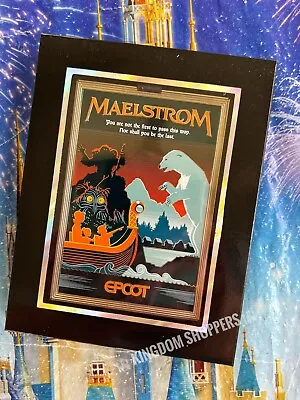 Disney WDI MOG Epcot Center Jumbo Poster Pin Maelstrom Norway LE 250 • $89.95
