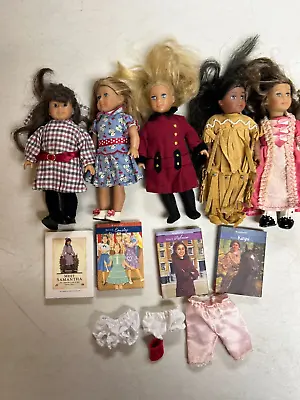 American Girl Doll  Mini Doll Collection Lot  5  Soft Body Dolls Emily Kaya +++ • $52.50