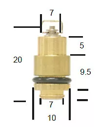 Genuine Mikuni BN46I Viton Tip Size 2.0 Needle & Seat 786-35018-2.0 • $21.95