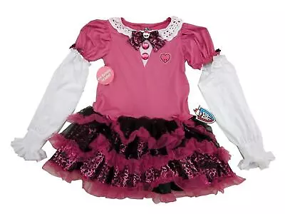 Girls Monster High Operetta Red & Black Petti Skirt Tutu Costume S/m Xs12478 • $6.99