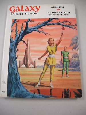  Galaxy Science Fiction  4/54 Fn/vf! Pohl Classic! Sheckley Knight! Emsh Art! • £8.03
