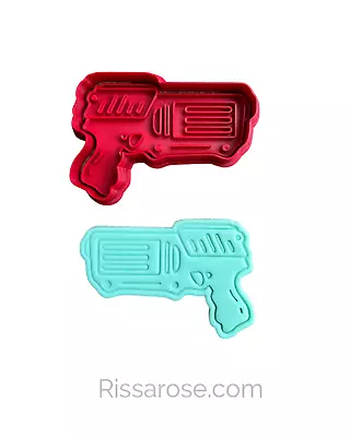 Toy Gun Cookie Cutter Stamp Nerf Style Gun Bullet Shooting Target • $15.99