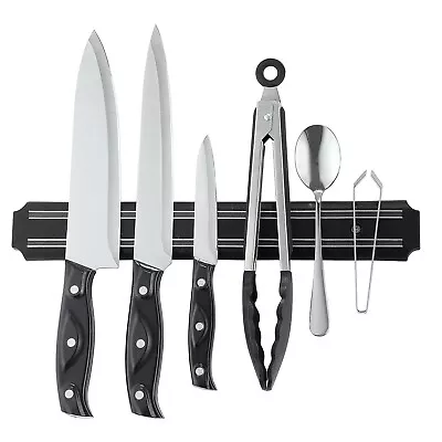 Wall-Mount Magnetic Knife Storage Holder Chef Rack Strip Utensil Kitchen Tool • $9.99