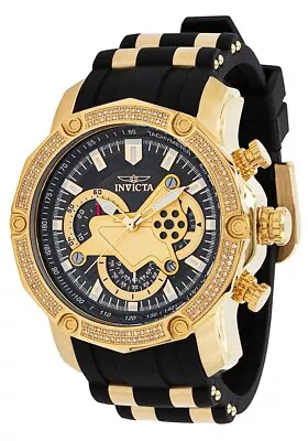 Invicta Pro Diver Diamond Men's 50mm .62 CTW Diamonds Chronograph Watch 38005 • $249.90