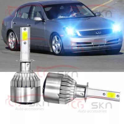 H1 8000K LED Headlight Bulb Low Beam 8000K Plug&Play For INFINITI G35 2003-2005 • $19.86