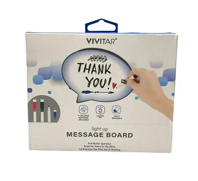 Vivitar Light Up Message Board Fully Erasable • $6.99