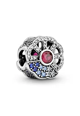 AUTHENTIC Pandora China Exclusive Fan Collection Charm Multi-CZ 798178CZMX • $79.95