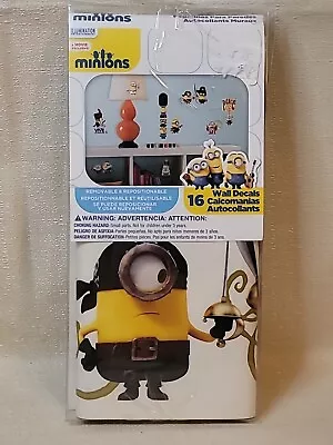 Minions Movie Peel&Stick Wall Decal Stickers 16 Count Removable Repositionable • $14.99