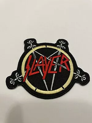 SLAYER IRON ON PATCH Rock Band Metal Pantera Sepultura Metallica Lamb Of God XXX • $3.95